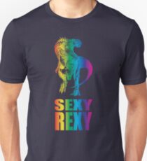 Rainbow Dinosaur: Sexy Rexy Unisex T-Shirt