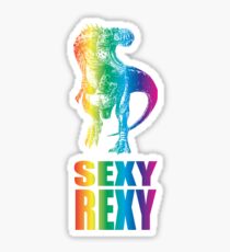 Rainbow Dinosaur: Sexy Rexy Sticker