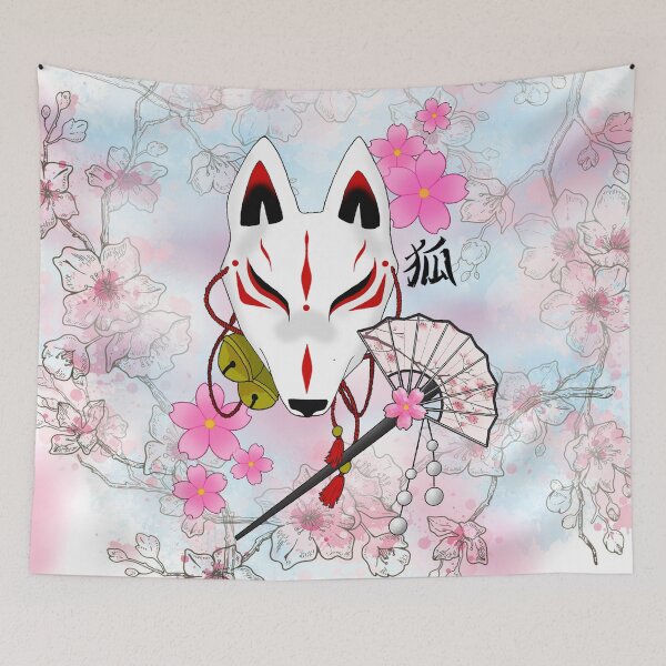 Item preview, Mask of the Kitsune designed and sold by PantherLilyz.