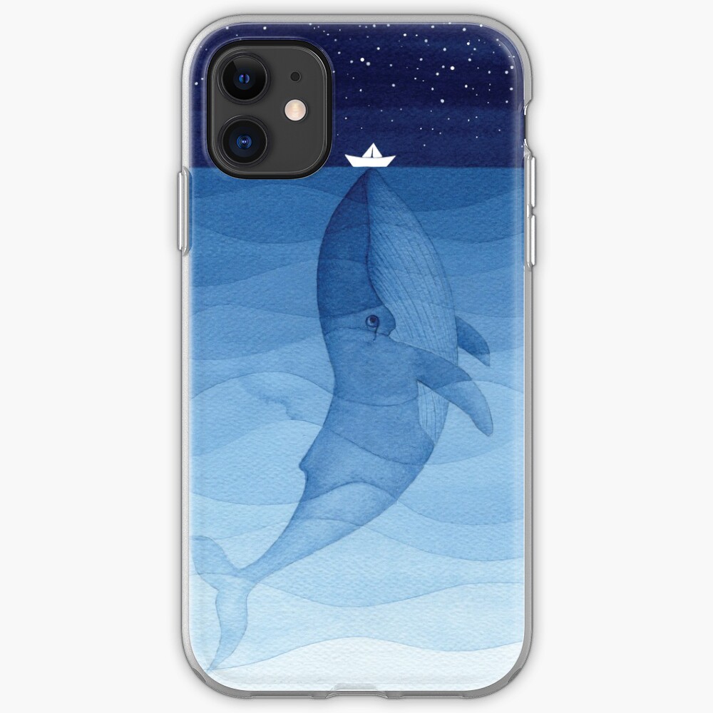 Blue whale, sea animal iPhone Case & Cover