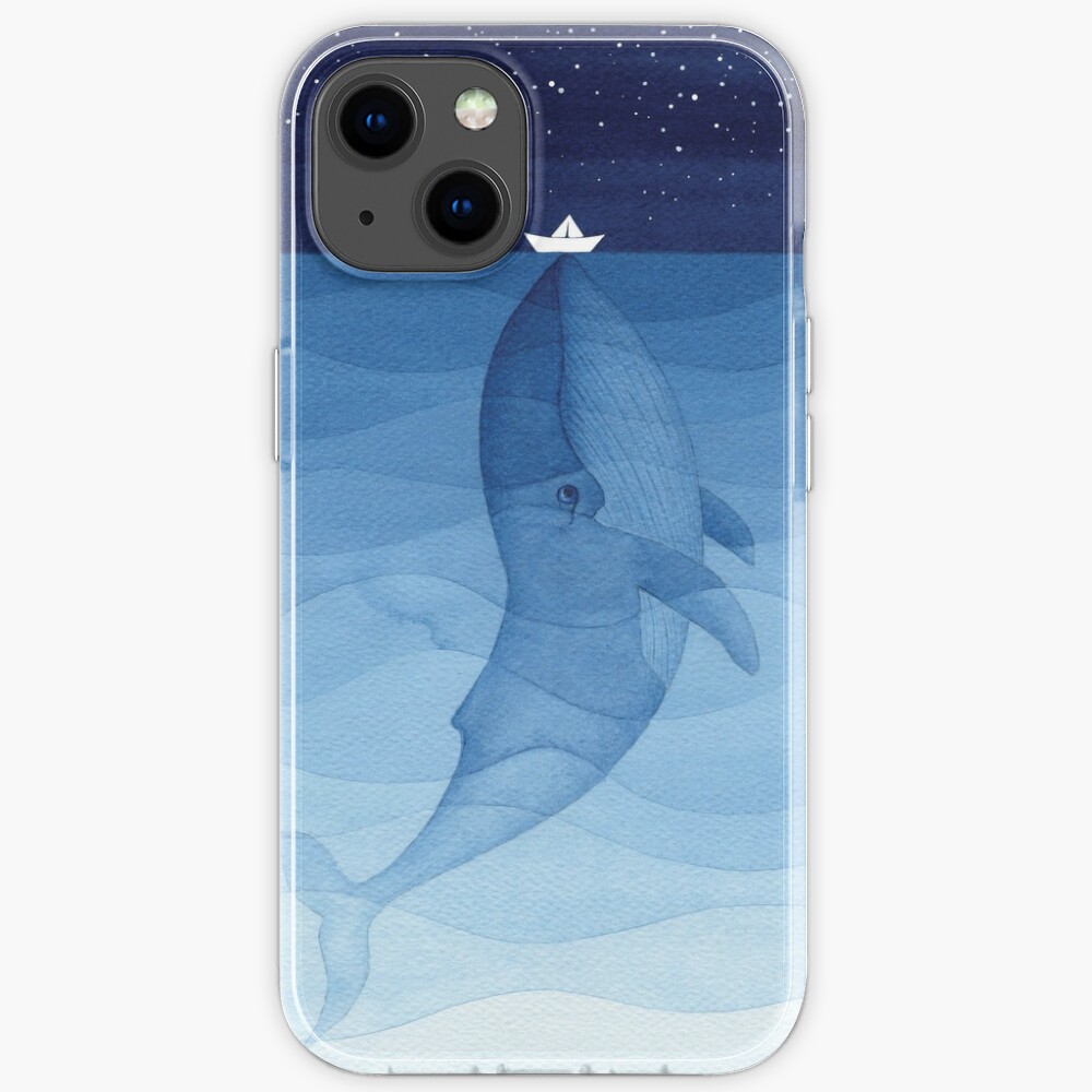 Blue whale, sea animal iPhone Case