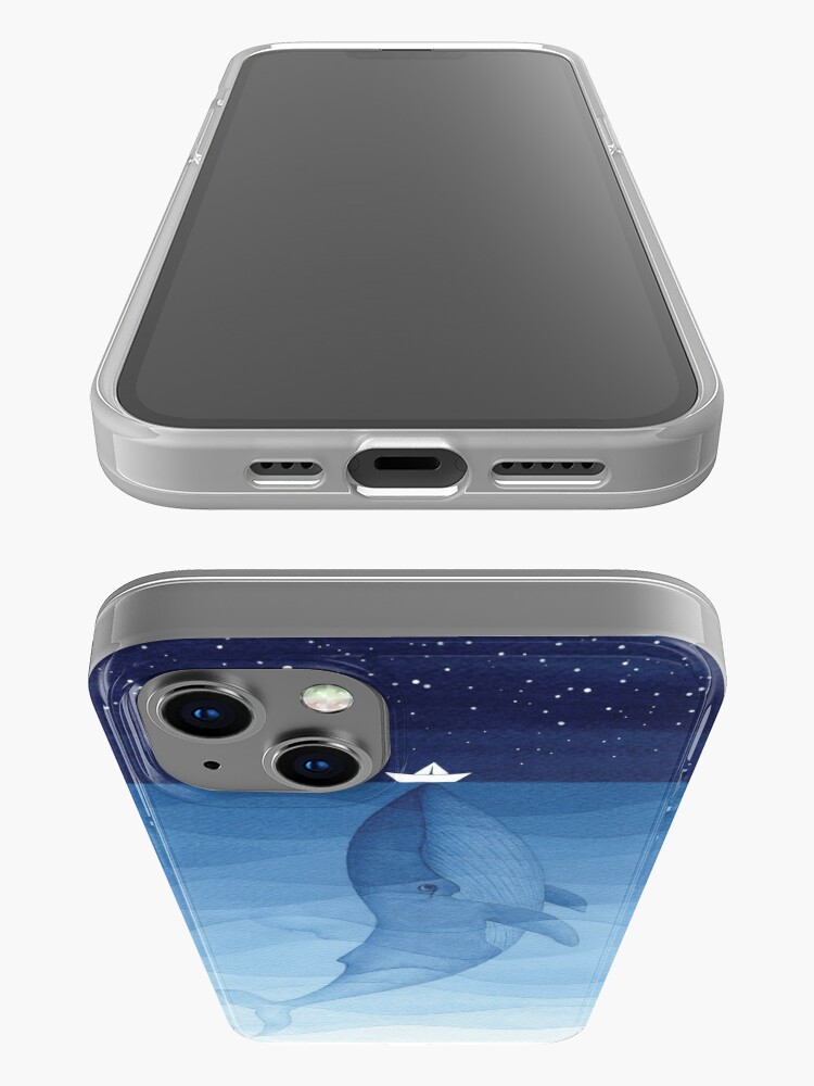 Alternate view of Blue whale, sea animal iPhone Case