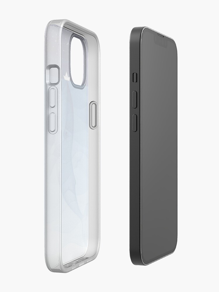 Alternate view of Blue whale, sea animal iPhone Case