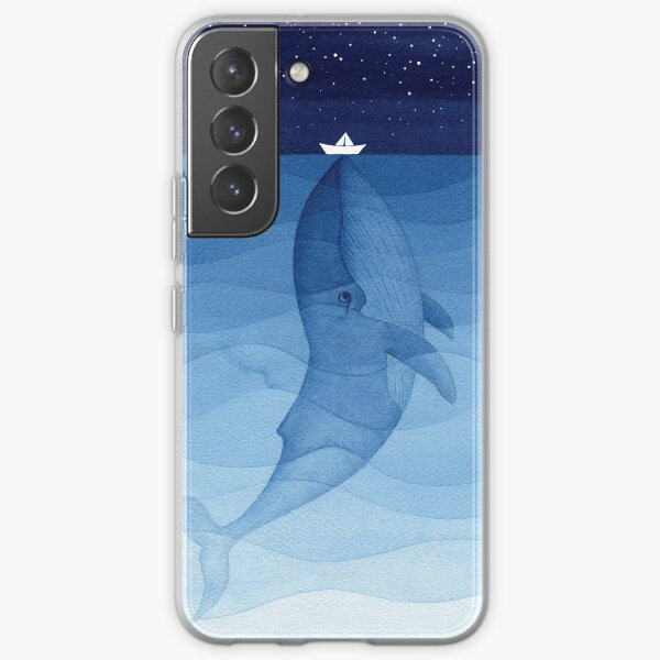 Blue whale, sea animal Samsung Galaxy Soft Case