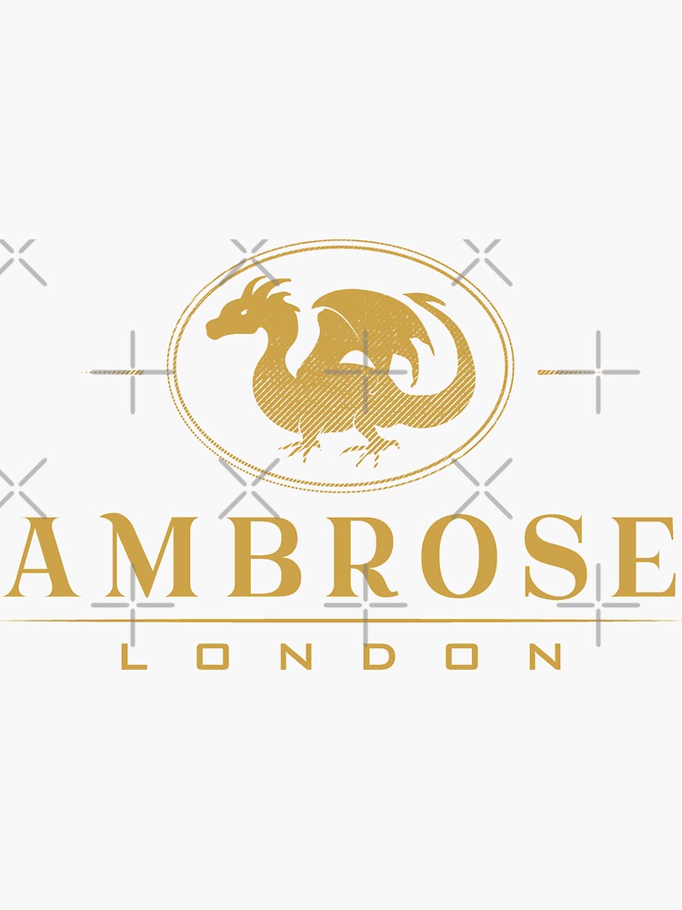 "Ambrose London Restaurant SCP Foundation " Sticker by opalskystudio