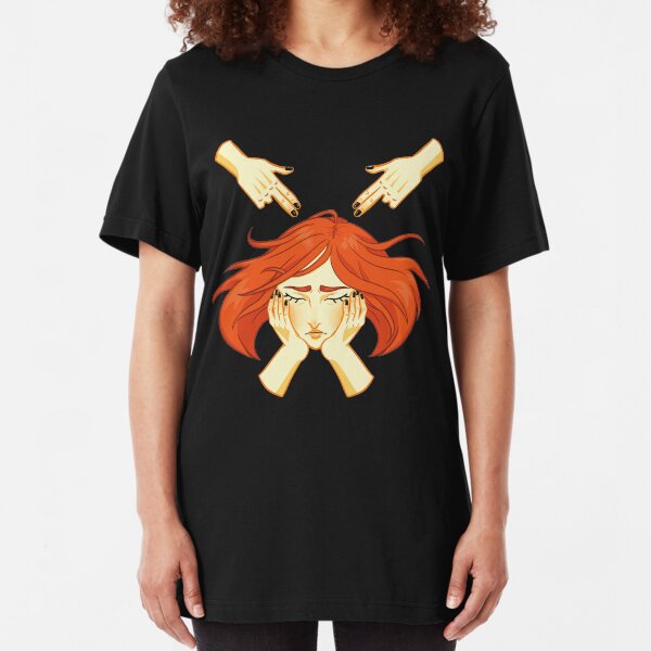 Self-Sabotage - T-shirt Design Slim Fit T-Shirt