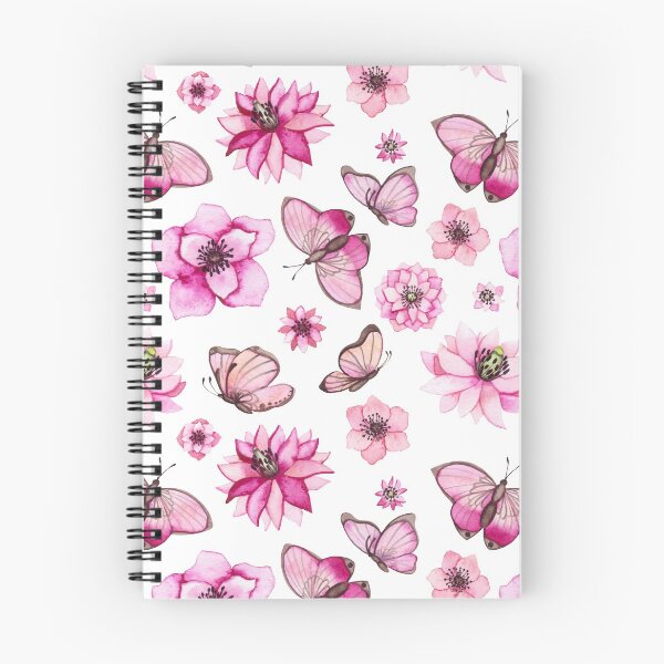 Item preview, Pink Garden Butterflies designed and sold by vibesofcolor.
