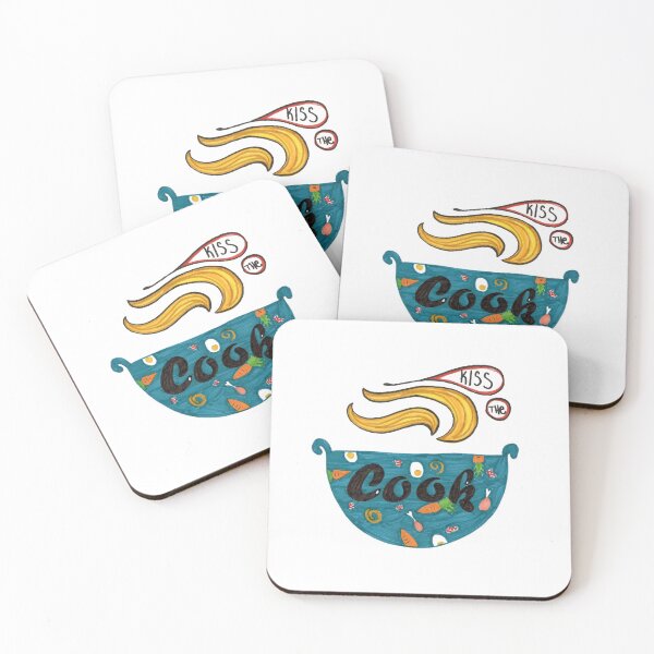 Item preview, Kiss The Cook Cute Cooking Gift designed and sold by HighArtDesigns.
