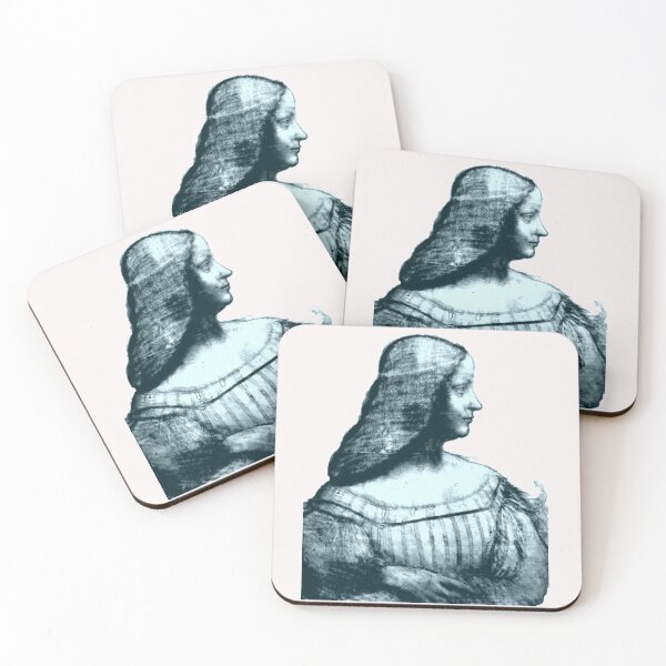 Item preview, PORTRAIT OF ISABELLA D'ESTE (in the LOUVRE)  from the ebook THE DRAWINGS OF LEONARDO DA VINCI - 49 pen and ink sketches and studies by the Master designed and sold by johndhalsted.