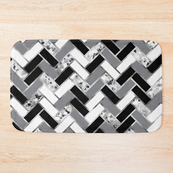Item preview, Shuffled Marble Herringbone designed and sold by fancyashell.