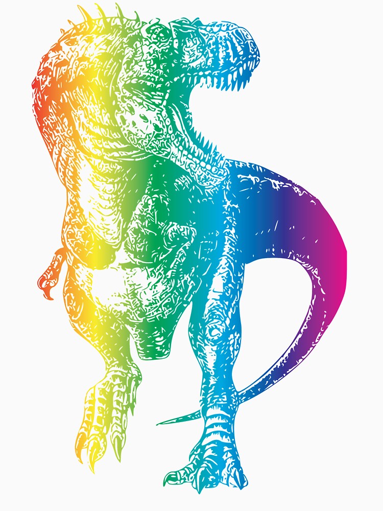 the rainbow dinosaur