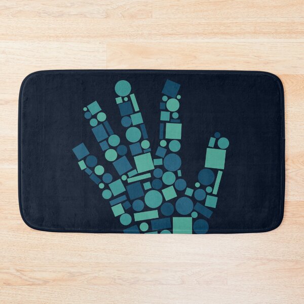 Item preview, Hand by Shapes - Cool Version- Dark BG designed and sold by Katherine Ann.