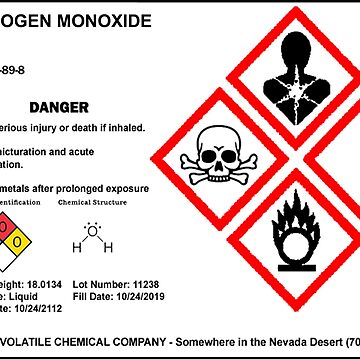 Science - Danger, may contain Dihydrogen monoxide - 32 oz. mug