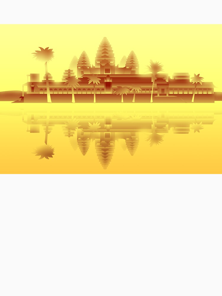 Thumbnail 7 of 7, Essential T-Shirt, Angkor Wat Heat designed and sold by itsmidnight.