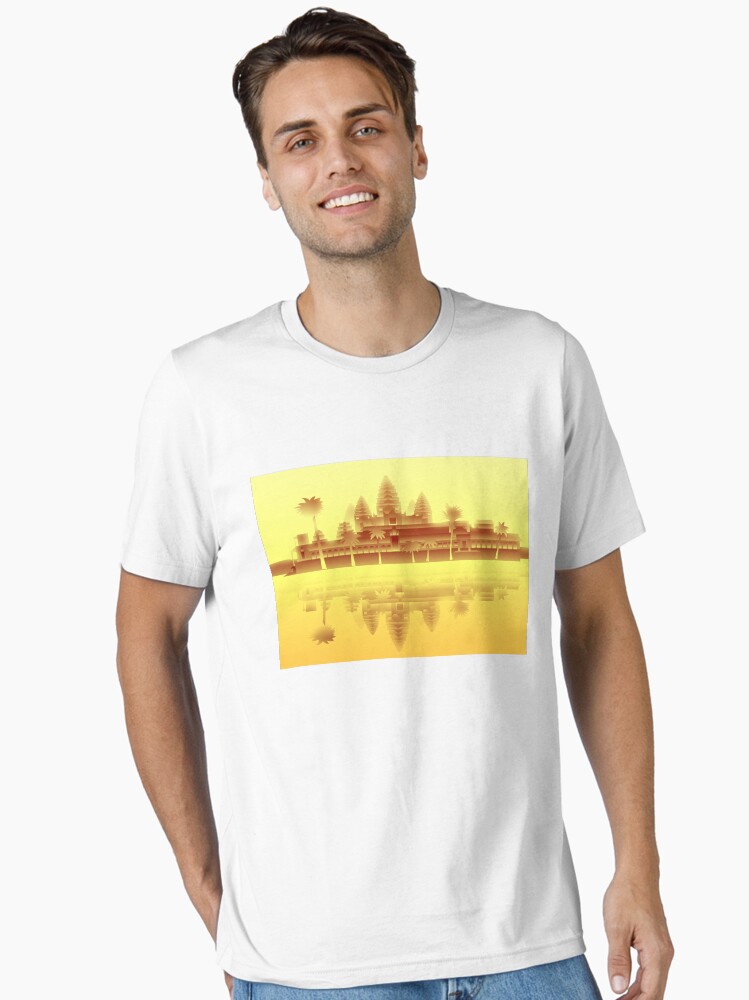 Thumbnail 2 of 7, Essential T-Shirt, Angkor Wat Heat designed and sold by itsmidnight.