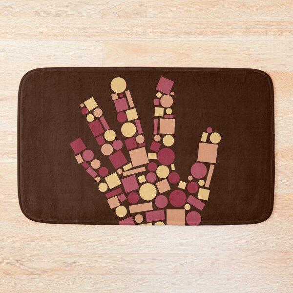 Item preview, Hand by Shapes - Warm Version- Dark BG designed and sold by Katherine Ann.