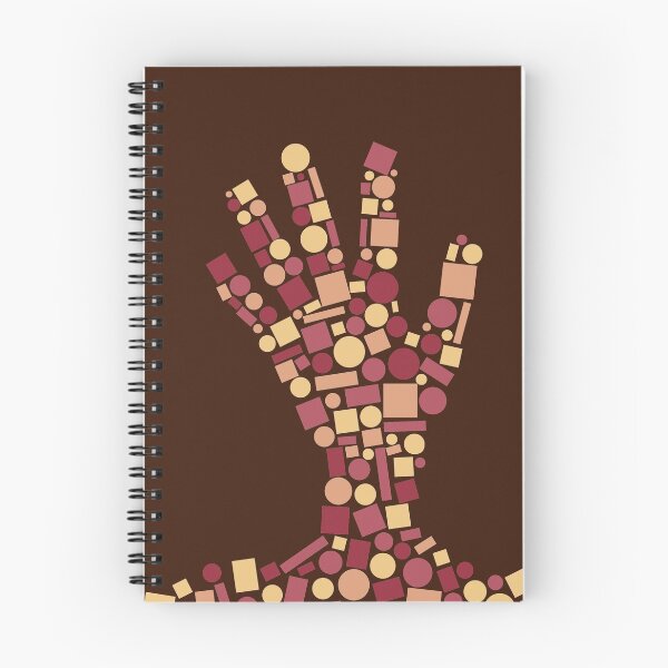 Item preview, Hand by Shapes - Warm Version- Dark BG designed and sold by Katherine Ann.