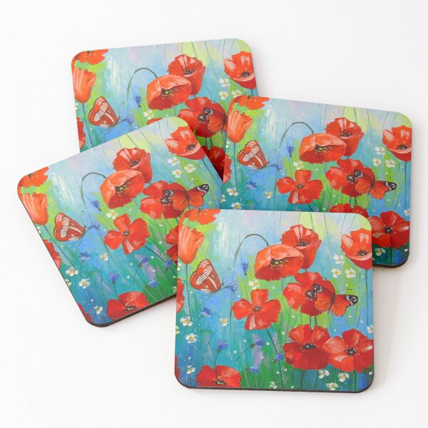 Item preview, Morning poppies designed and sold by Olha Darchuk.