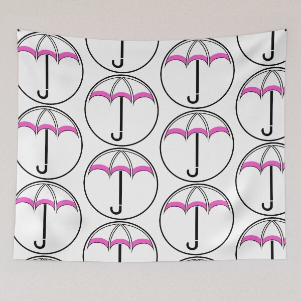 Item preview, Klaus Hargreeves Pink Umbrella Academy Logo designed and sold by katepalmerr.