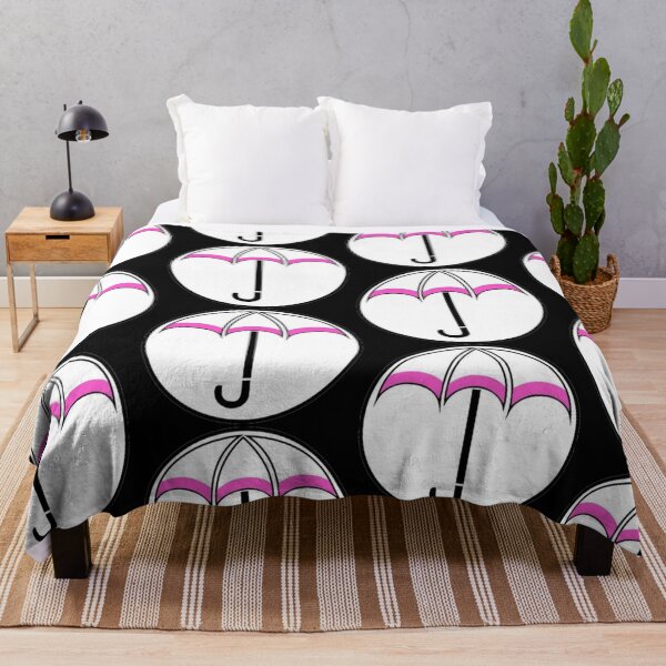 Item preview, Klaus Hargreeves Pink Umbrella Academy Logo designed and sold by katepalmerr.
