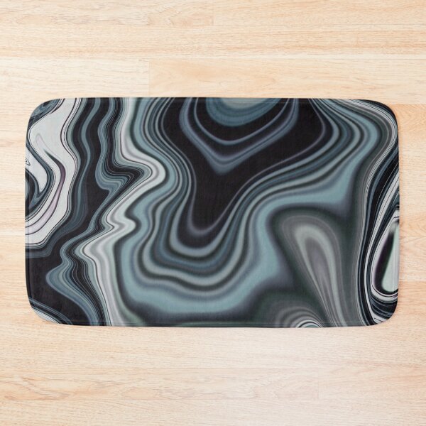 Item preview, Fluid Painting Marble Pattern Black White Gray designed and sold by Patricia Piotrak.