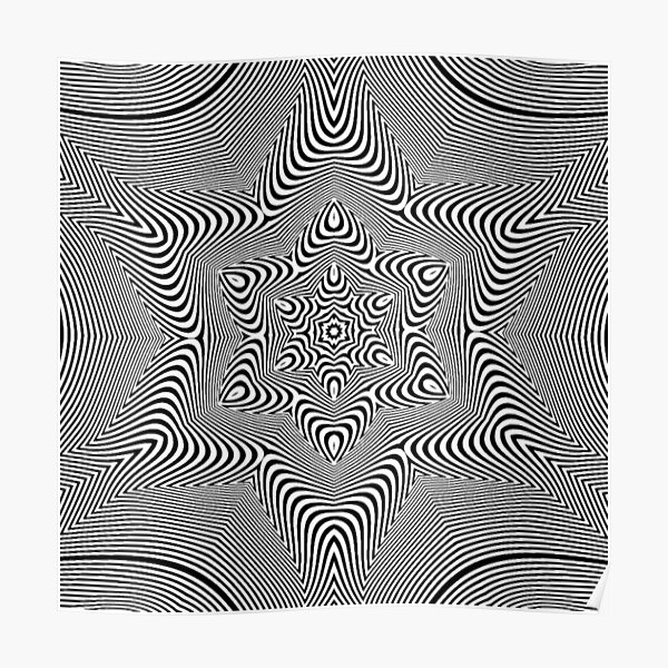 Visual Optical Illusion Poster