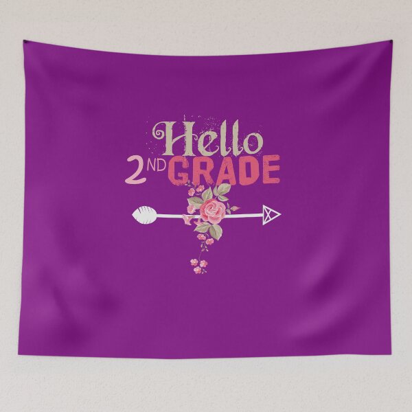 Item preview, Hello 2 ND Grade Flowers Hello 2 ND Grade Back To School Gift  designed and sold by Sarah38.
