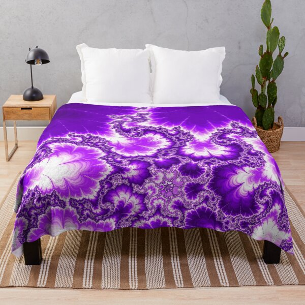 Item preview, Purple/White Fractal designed and sold by Lyle Hatch.