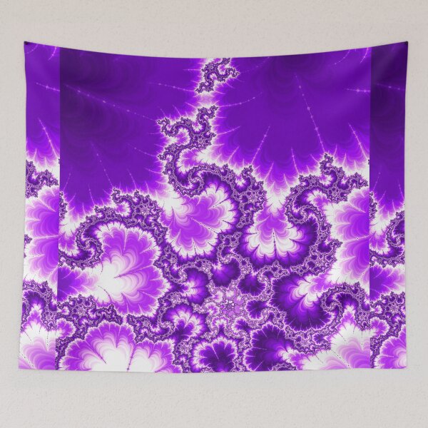 Item preview, Purple/White Fractal designed and sold by Lyle Hatch.