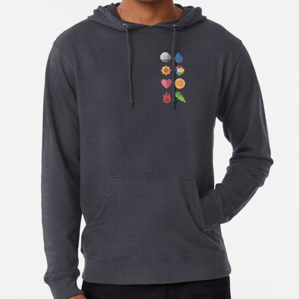 Gym Badges Lightweight Hoodie