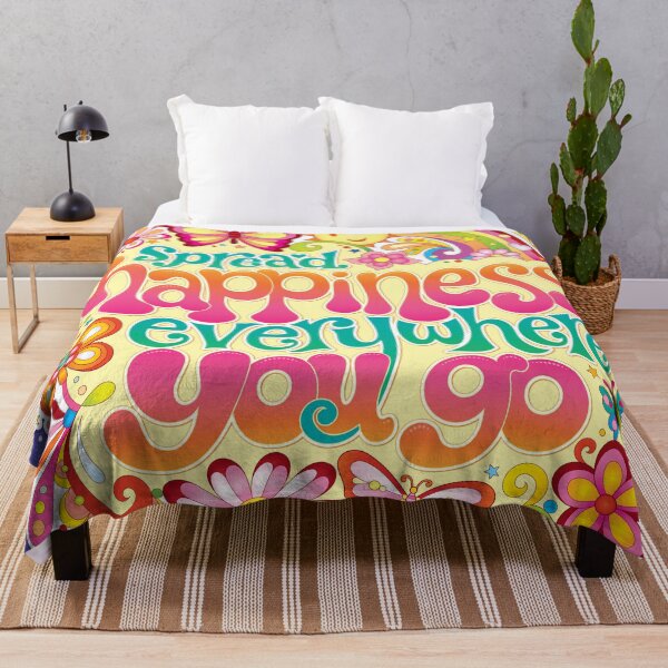 Item preview, Spread happiness everywhere you go - Art by Thaneeya McArdle designed and sold by Thaneeya McArdle.