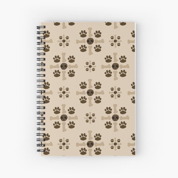 Snouts, Paws, and Bones Spiral Notebook