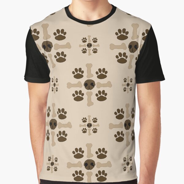 Snouts, Paws, and Bones Graphic T-Shirt