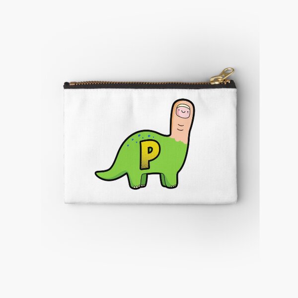 Item preview, Alphabet Letter P Cute Bron-toe-saurus Dinosaur   designed and sold by kidsmonogram.
