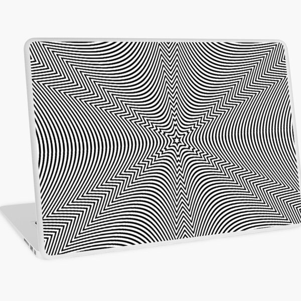 Visual Optical Illusion Laptop Skin