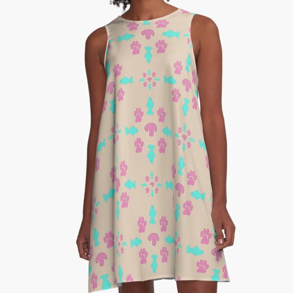 Nose, Toes, and Almost Soles A-Line Dress