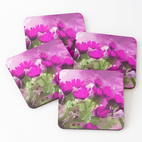 Item preview, African Daisies With Wall Purple Watercolor designed and sold by miraminerva09.