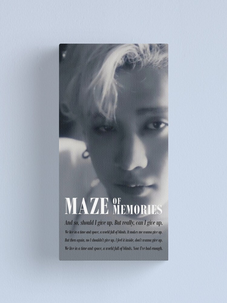 "Stray Kids Maze of Memories lyrics" Canvas Print for Sale by Masae