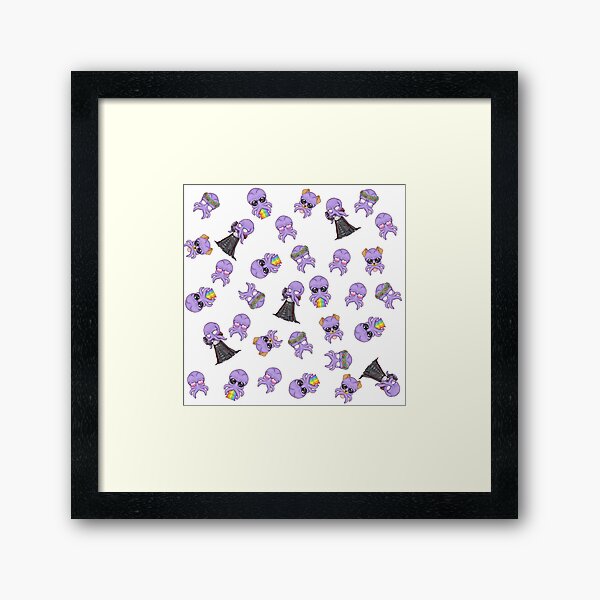 Snaps from Mind Flayer Framed Art Print
