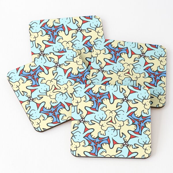 Item preview, Bunny tessellation funny rabbit pattern designed and sold by davidscohen.