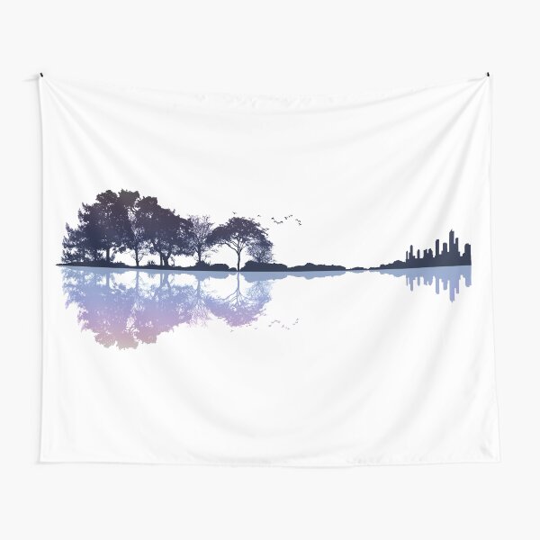Nature Guitar Tapestry
