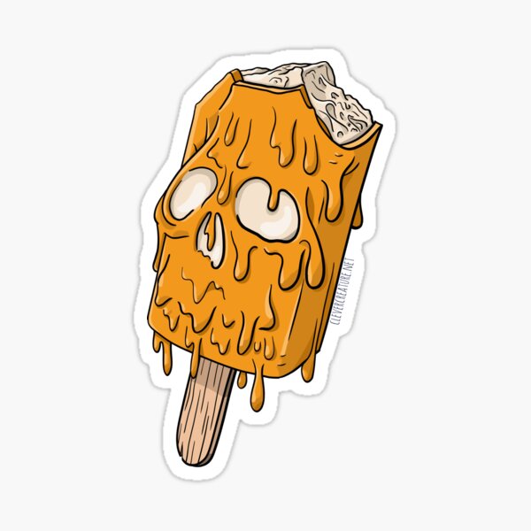 Screamsicle Sticker