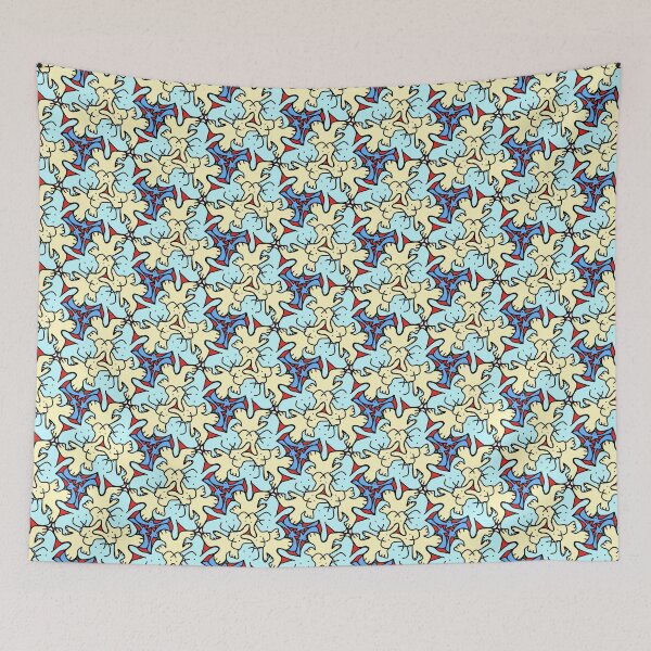 Item preview, Bunny tessellation funny rabbit pattern designed and sold by davidscohen.