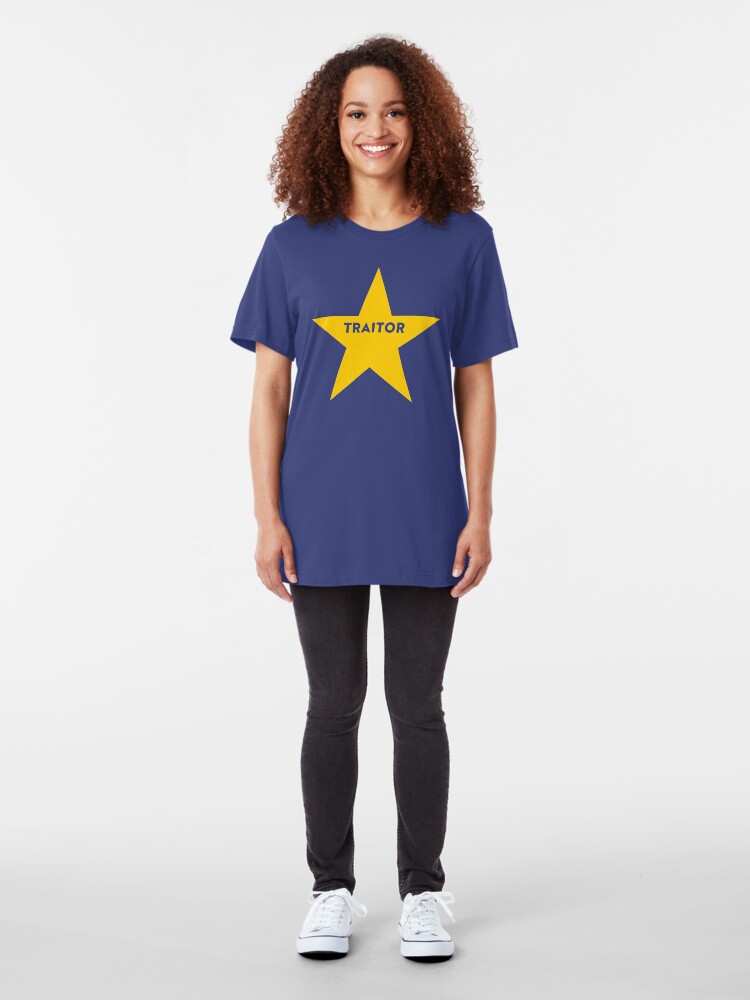 Alternate view of NDVH Remainer Traitor Slim Fit T-Shirt