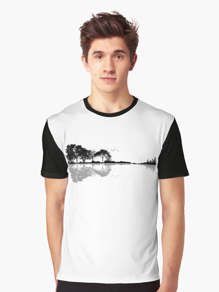 Thumbnail 1 von 5, Grafik T-Shirt, Naturgitarre designt und verkauft von maryedenoa.