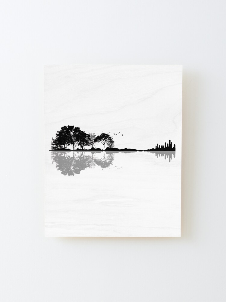 Alternate view of Nature Guitar Mounted Print