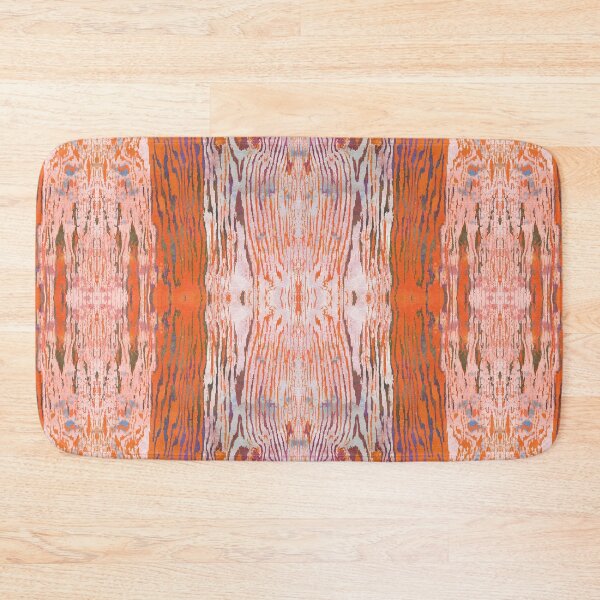 Item preview, Modern Faux Bois Woodgrain Pattern in Orange designed and sold by AndreaHelmArt.