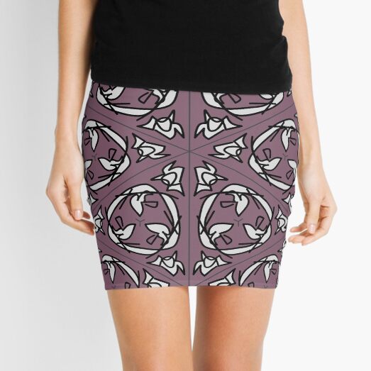 squiggle flight cycle Mini Skirt
