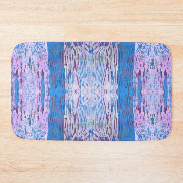 Item preview, Modern Faux Bois Woodgrain Pattern in Blue designed and sold by AndreaHelmArt.