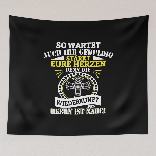 Artikelvorschau, wartet auf die Wiederkunft Jesus Christus T-Shirt entworfen und verkauft von Peter Azeez.